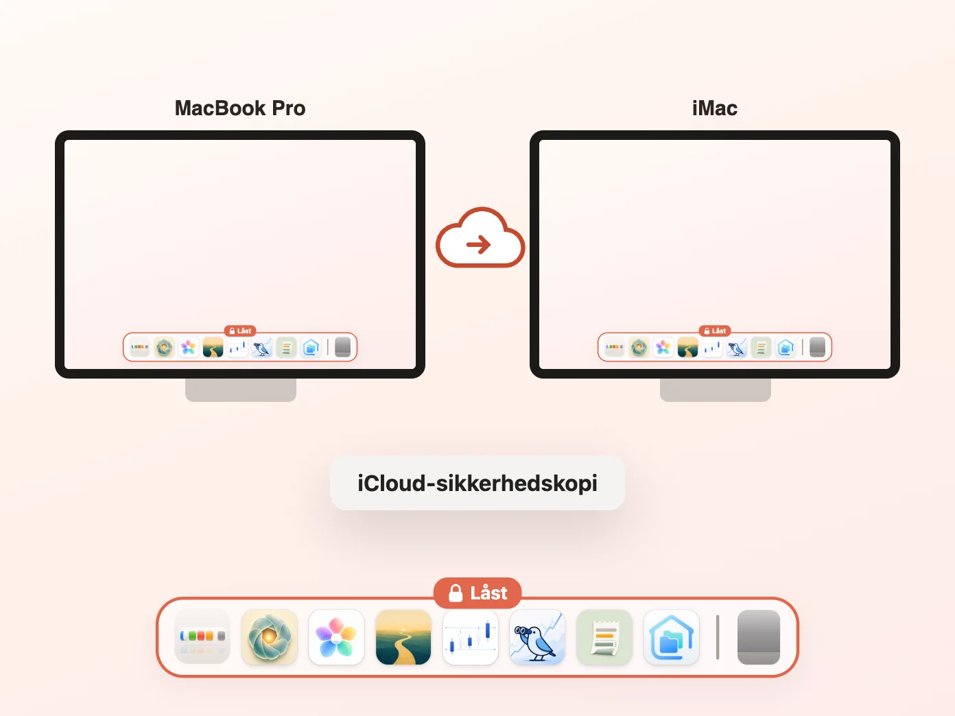 Still Dock sikkerhedskopierer Dock til iCloud
