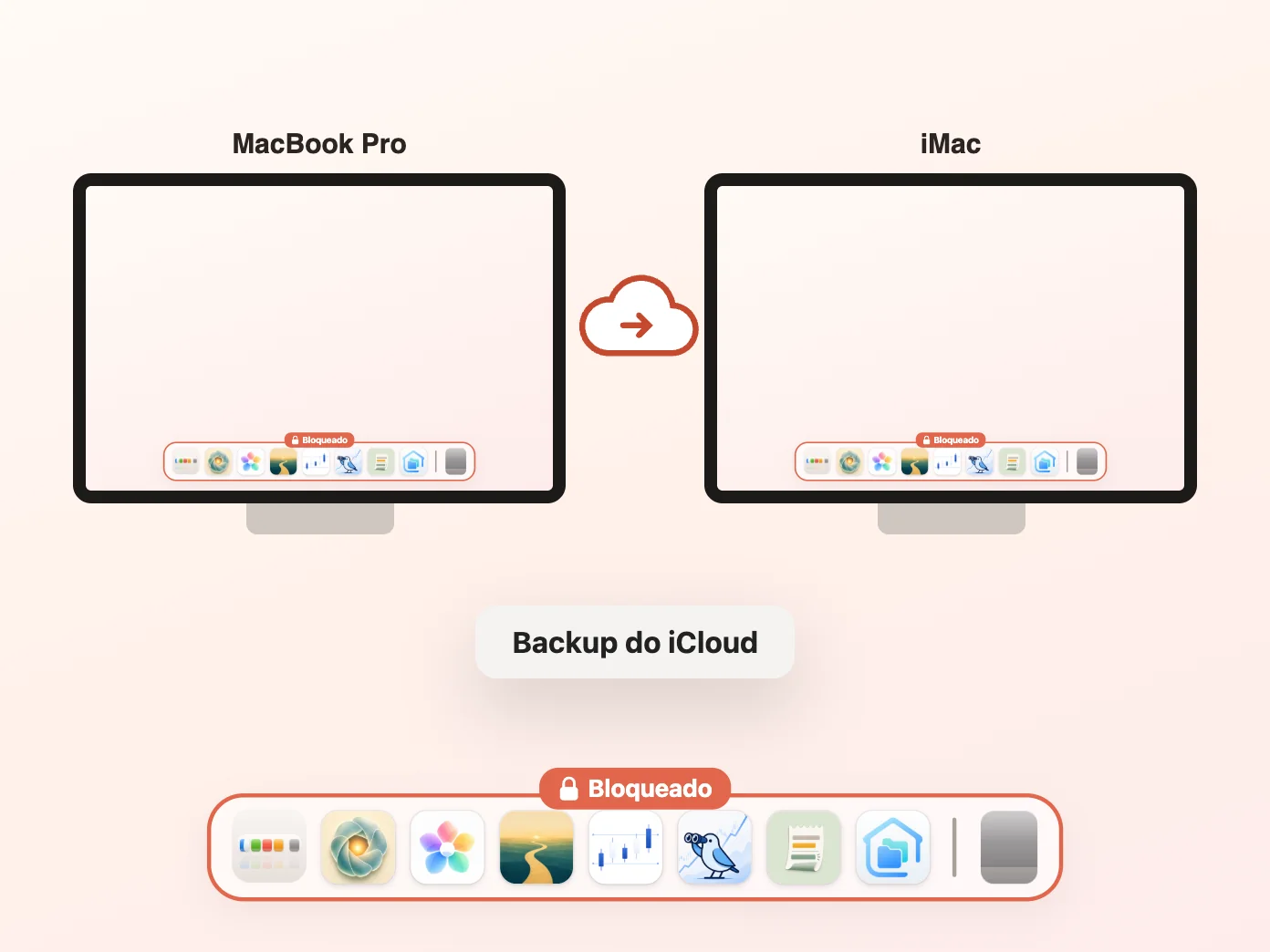 Still Dock fazendo backup do Dock no iCloud