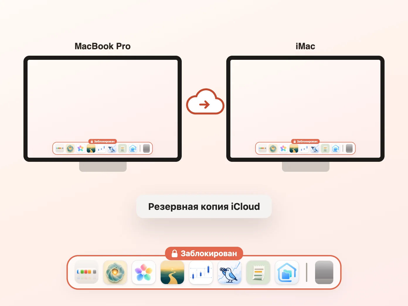 Still Dock сохраняет резервную копию Dock в iCloud