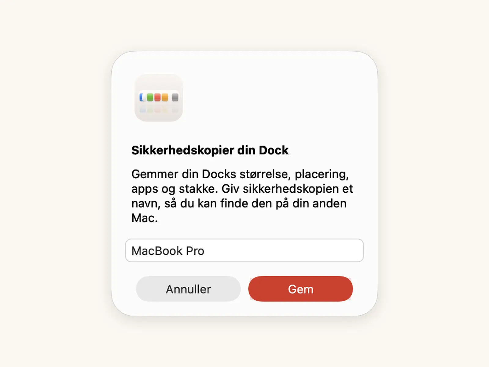 iCloud-sikkerhedskopi