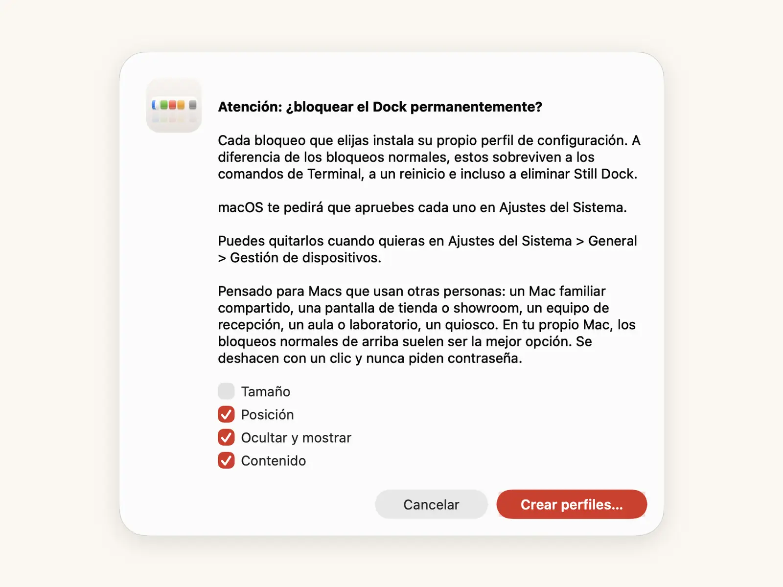 Bloqueo permanente