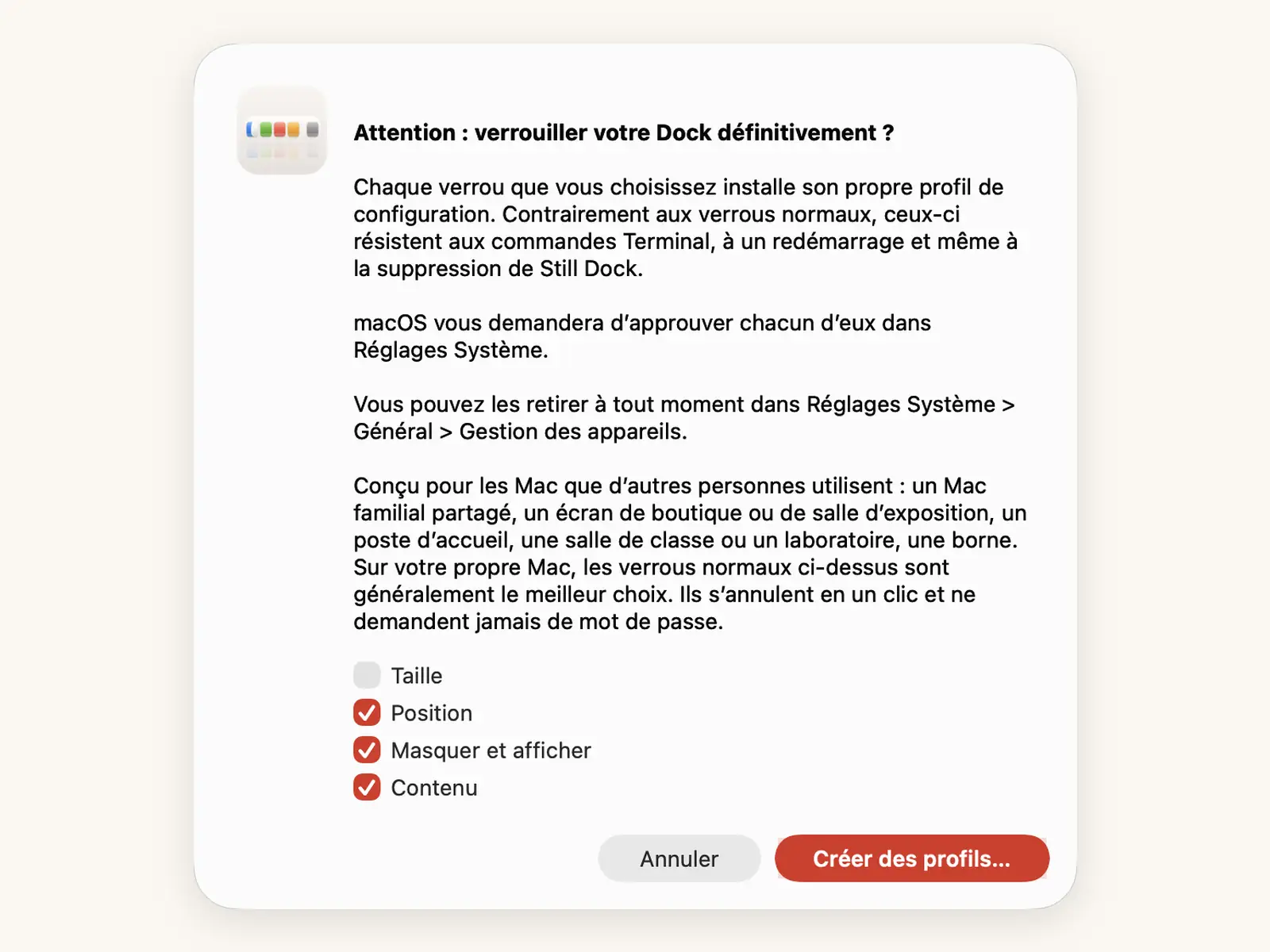 Verrou définitif