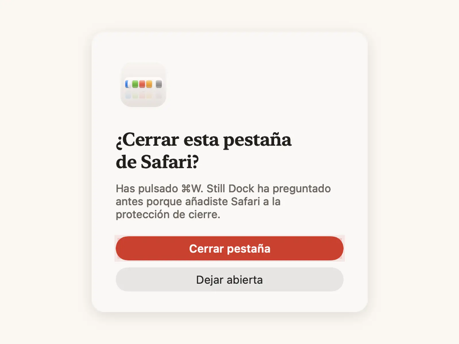 Protección de Cmd Q y Cmd W
